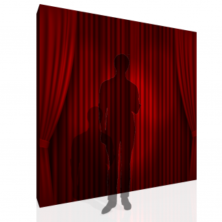 Full Stand and Curtains Style Backdrop