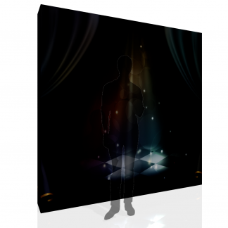 Darkened Stage Backdrop