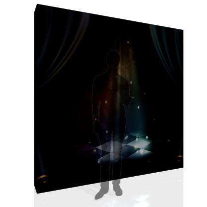 Darkened Stage Backdrop