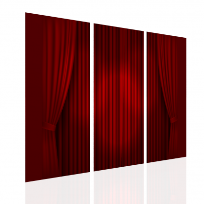 Red Curtains Multibanner Backdrop - Image 4