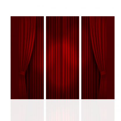 Red Curtains Multibanner Backdrop - Image 3