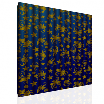 Blue Moon and Stars Curtain - Image 4