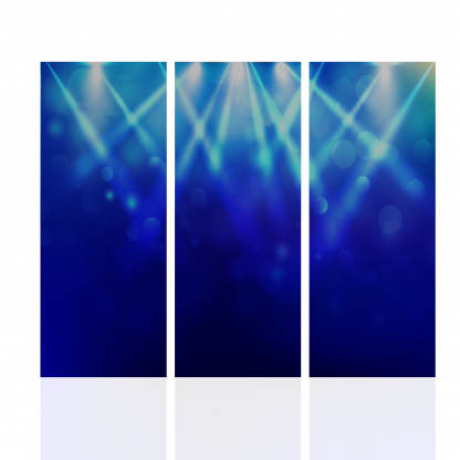 Blue Stage Multibanner Backdrop - Image 3