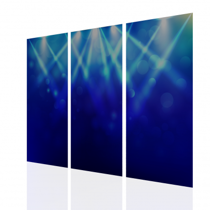 Blue Stage Multibanner Backdrop - Image 2