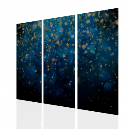 Blue & Yellow Confetti Multibanner Backdrop - Image 2