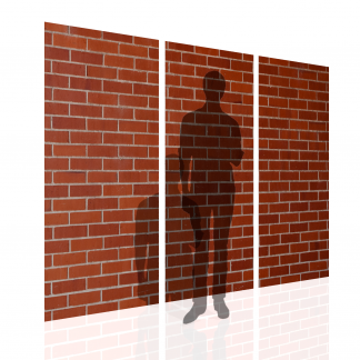 Modern Brick Wall Multibanner Backdrop