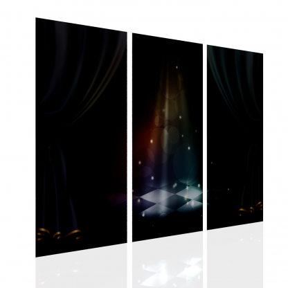 Darkened Stage Multibanner Backdrop - Image 4