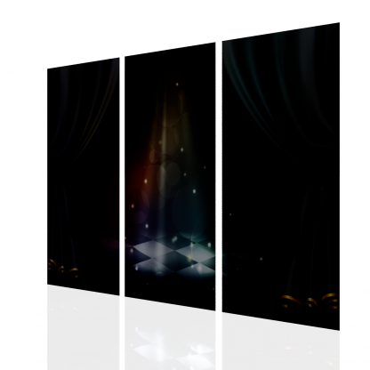 Darkened Stage Multibanner Backdrop - Image 2