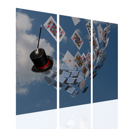 Top Hat and Cards Multibanner Backdrop - Image 4