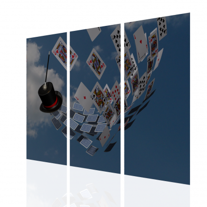 Top Hat and Cards Multibanner Backdrop - Image 2