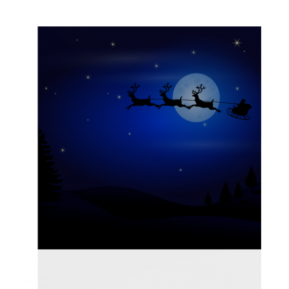 Santa Sleigh / Christmas Night - Image 3