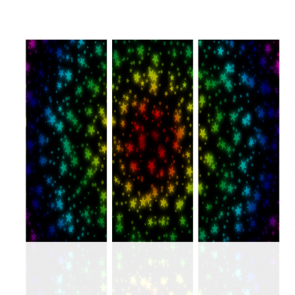 Rainbow Stars Multibanner Backdrop - Image 3