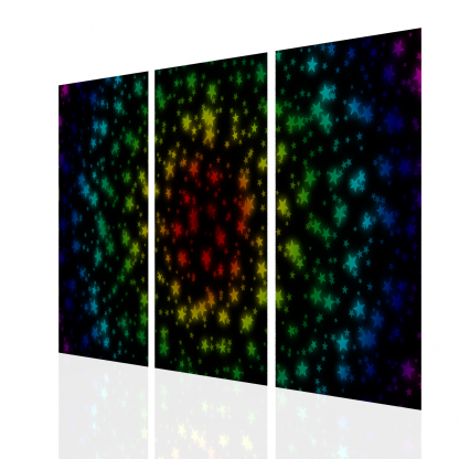Rainbow Stars Multibanner Backdrop - Image 2