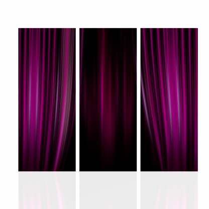 Purple Curtains Multibanner Backdrop - Image 3